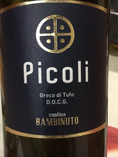 Bambinuto Greco di Tufo Picoli 2018 (RP91)