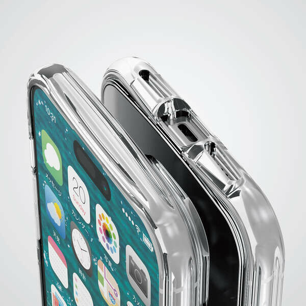 iPhone 15 Plus TOUGH SLIM LITE 透明電話殼 (PM-A23BTSLACR)