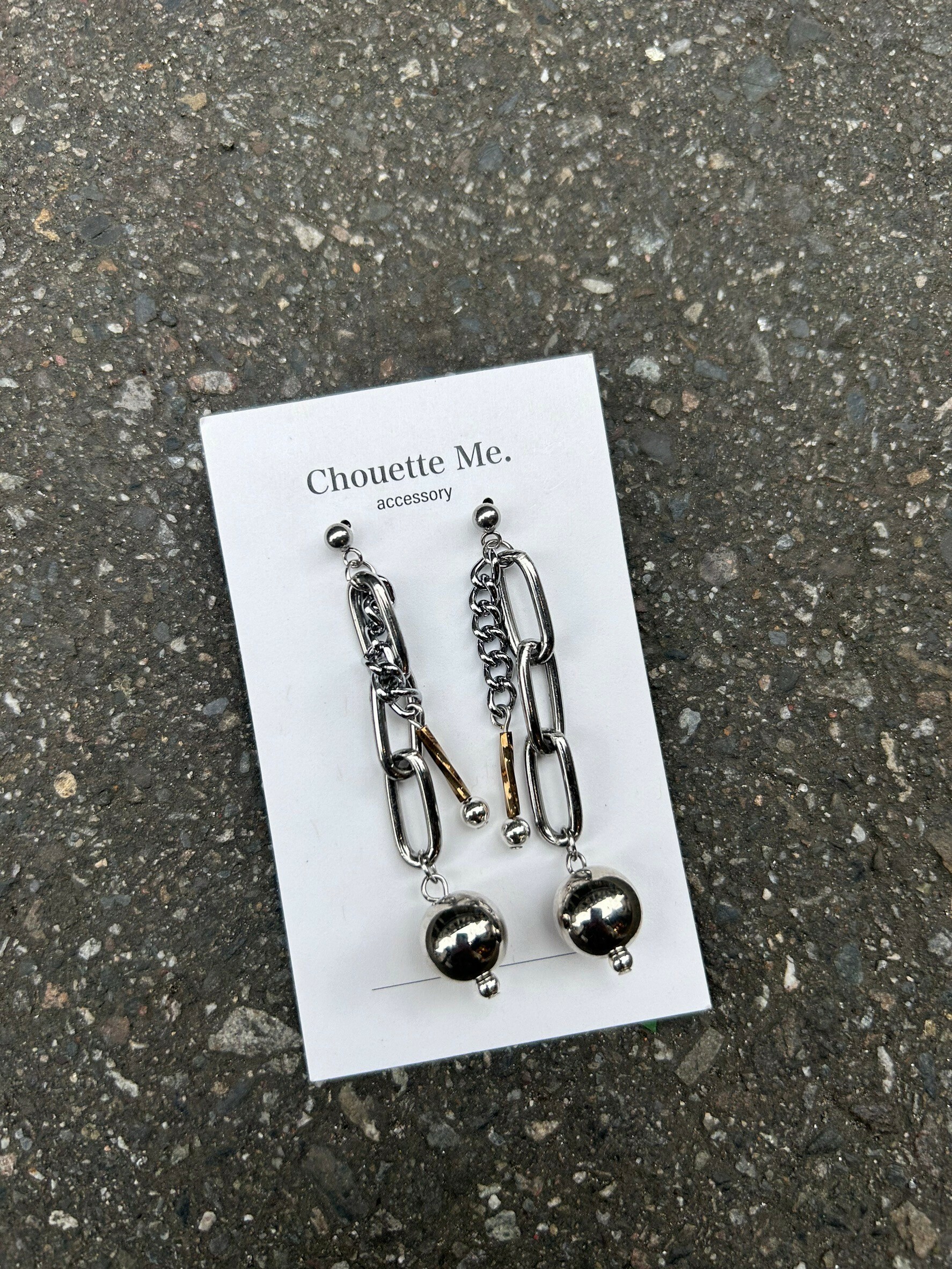 [Chouette Me.] chain pierce