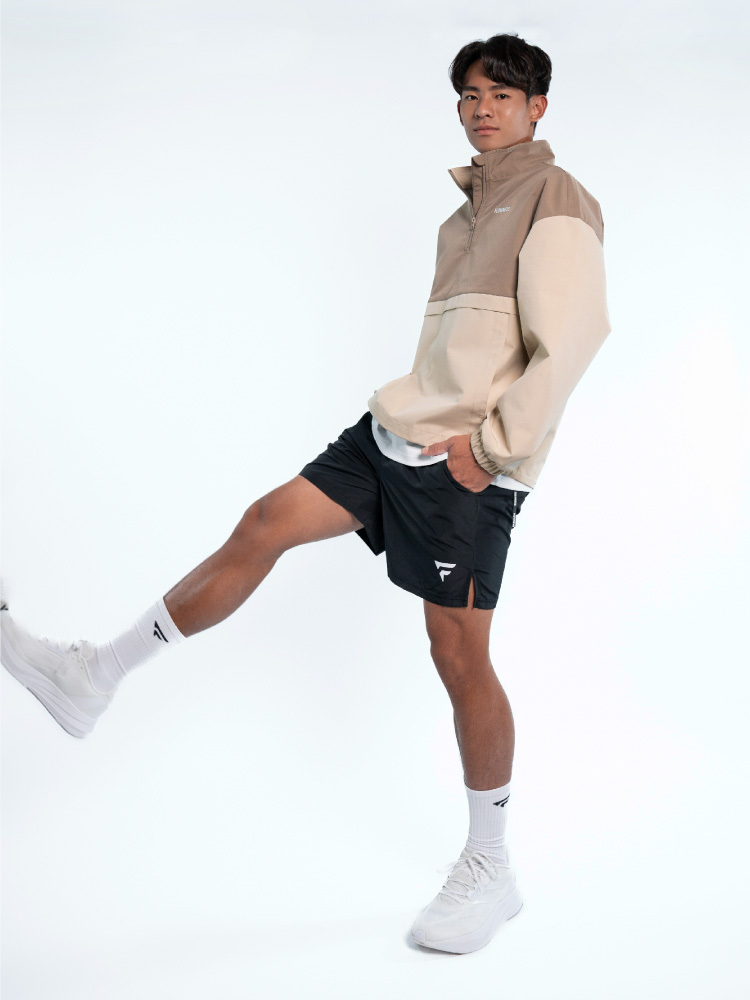 經典拼接衝鋒衣-成人款