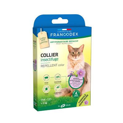 法國Francodex 驅蝨帶-成貓專用 (強化配方)