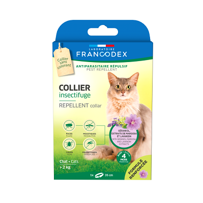 法國Francodex 驅蝨帶-成貓專用 (強化配方)