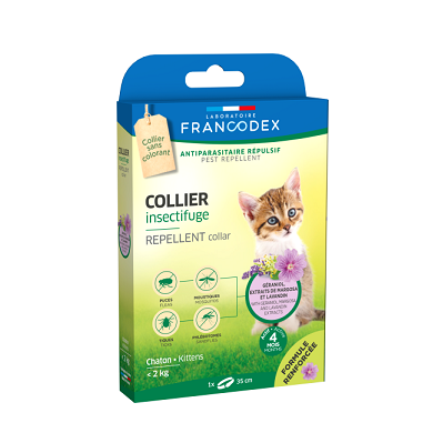法國Francodex 驅蝨帶-幼貓專用 (強化配方)