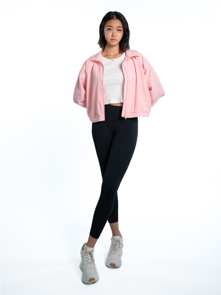 短版防潑水風衣外套-女款