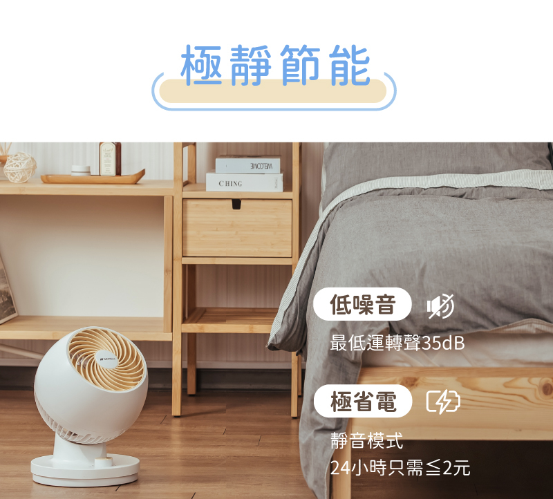 低噪音 節能 安靜 省電