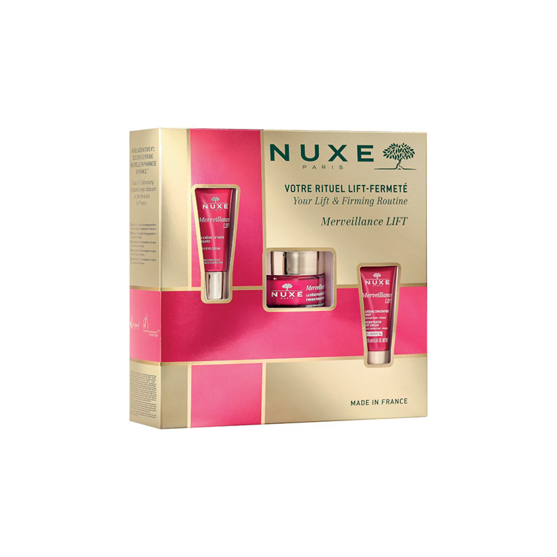 NUXE歐樹緊緻塑顏套裝（面霜50ml+眼霜15ml+夜間精華乳15ml）
