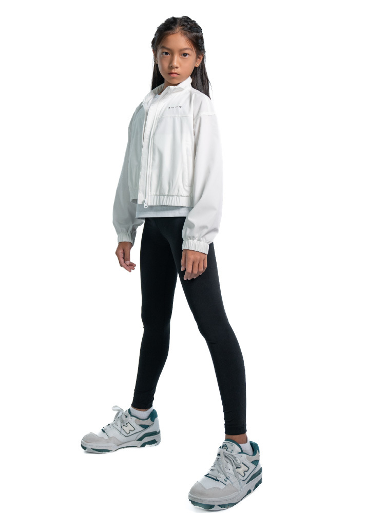 短版防潑水風衣外套