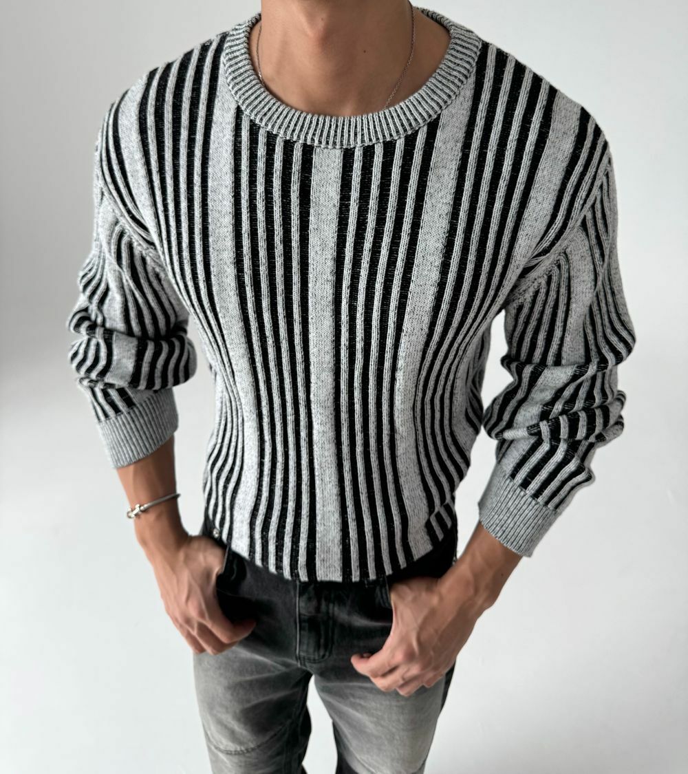 Boost 優質漸層坑條針織衫