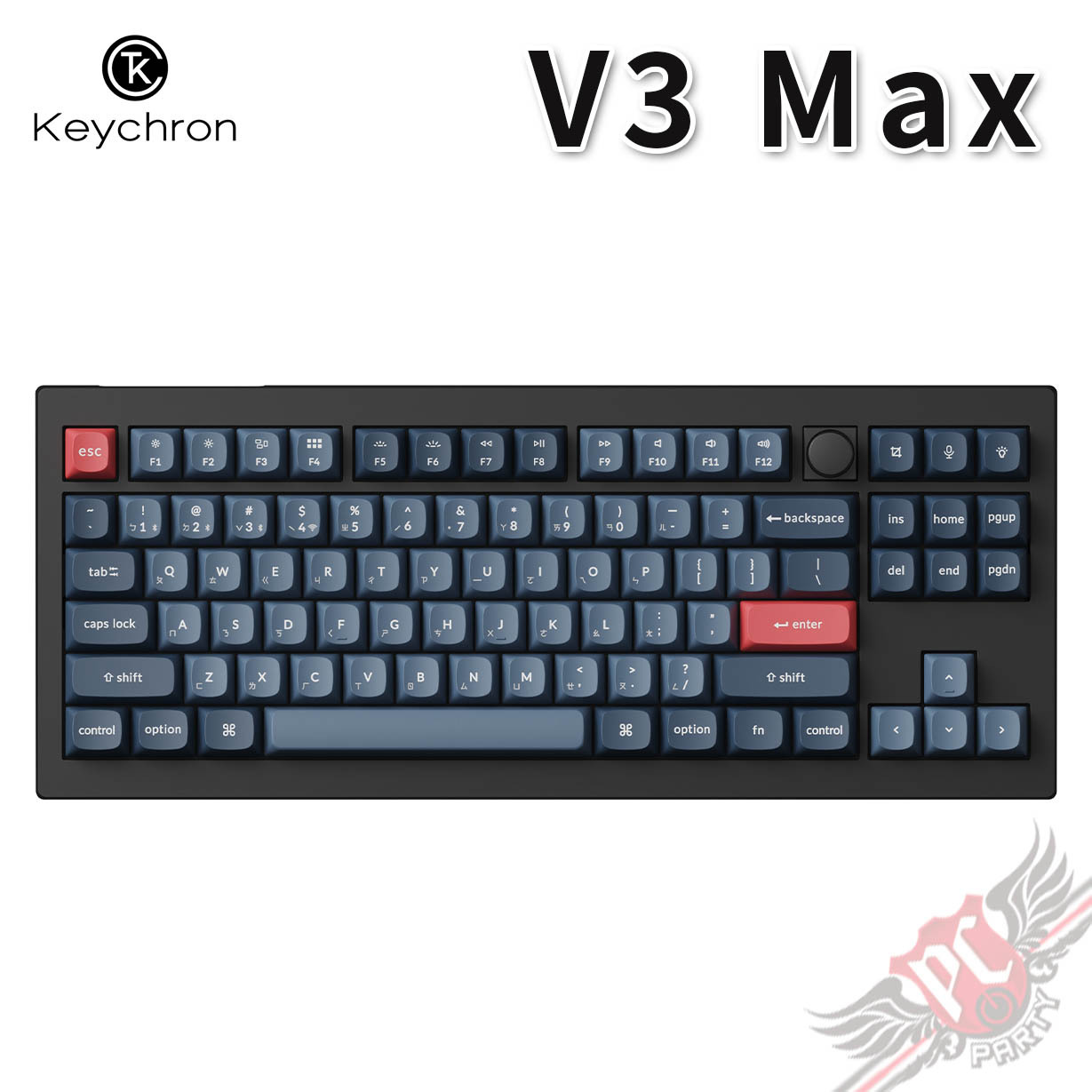 【新品未開封】Keychron V3 Max V3M-R1-JIS レトロ Keychron V3 MAX ワイヤレス カスタムメカニカルキーボード