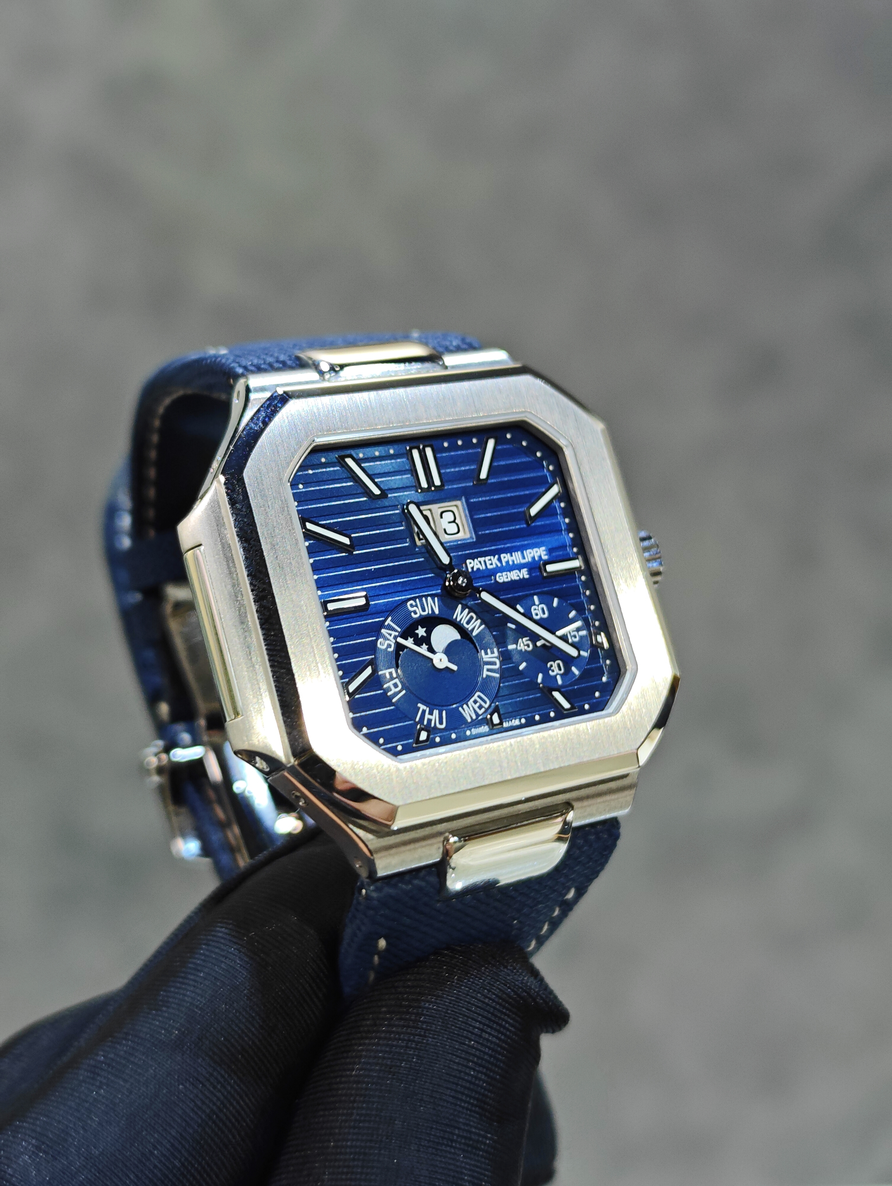 5822P-001 | PATEK PHILIPPE BLUE PLATINUM CUBITUS 45MM