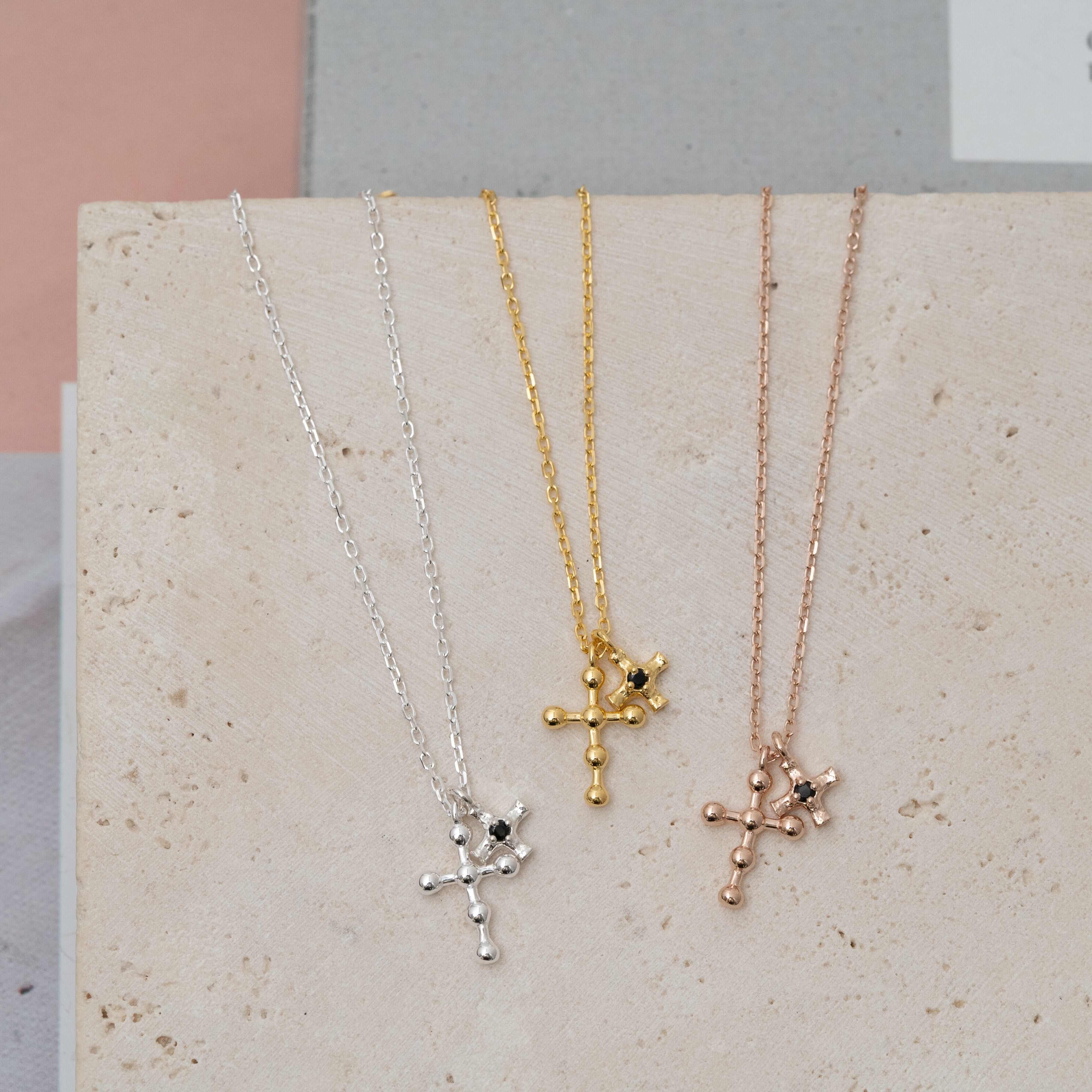 Svn40 自家設計 雙十字架 頸鍊