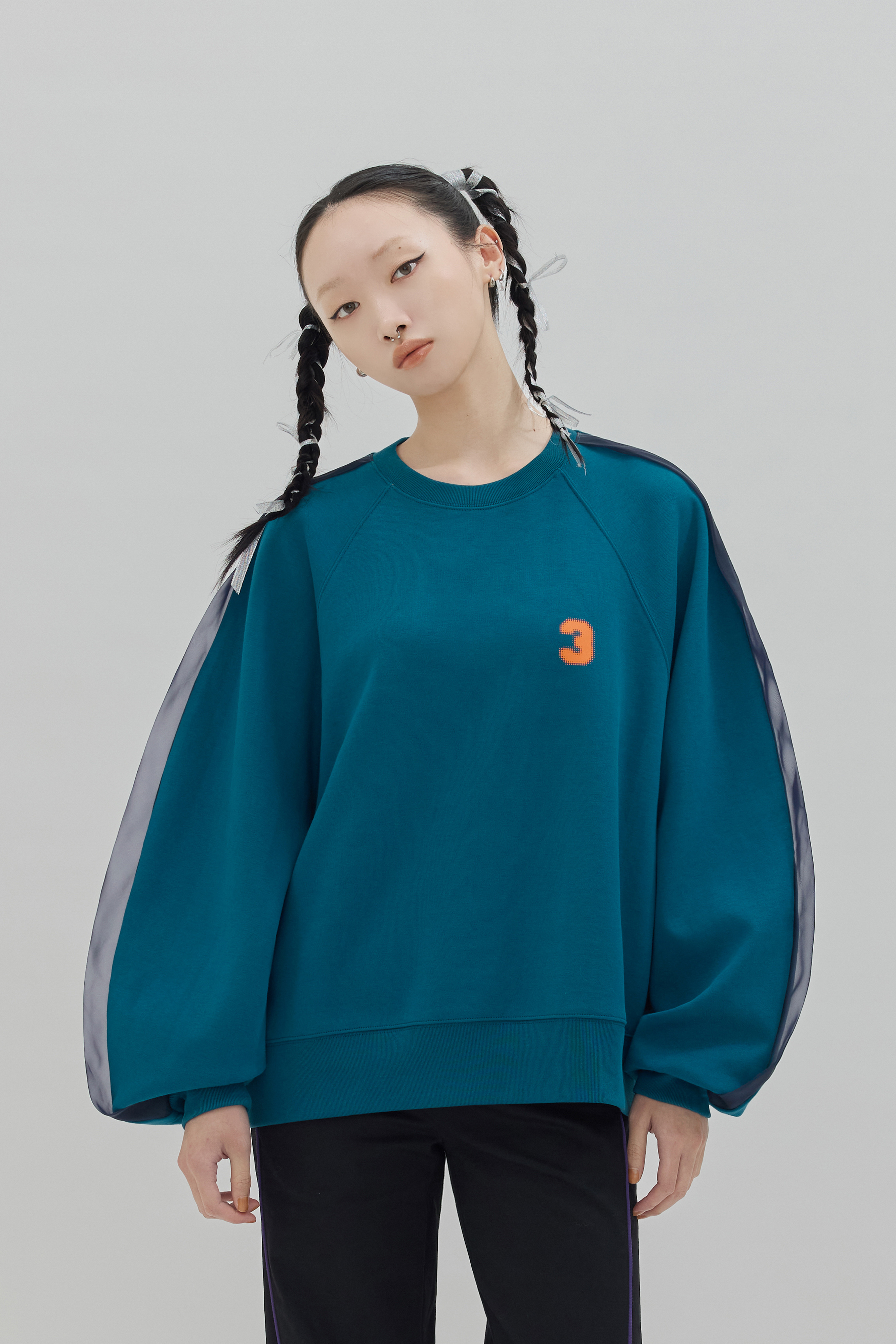 REM Crew Neck Sweatshirt｜Deep Lake