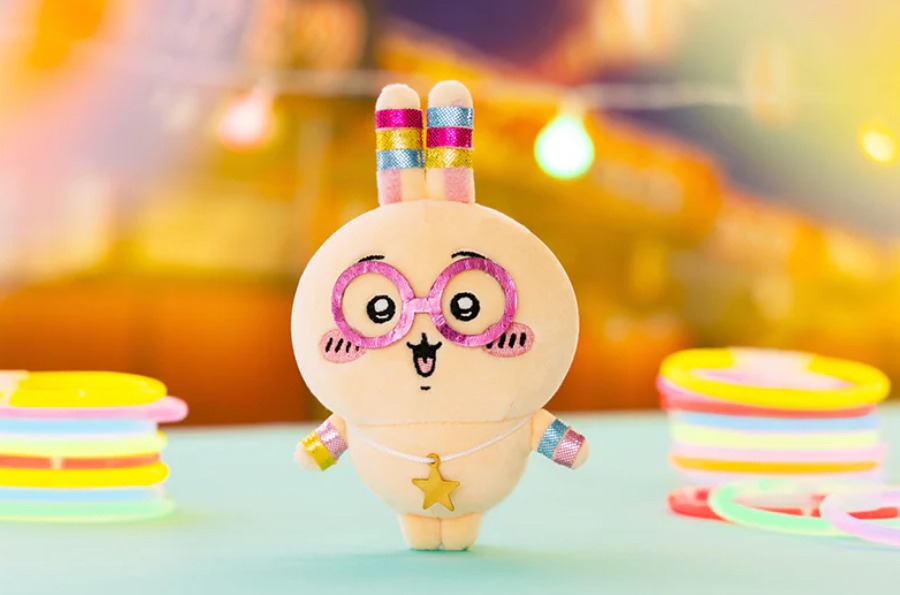 日本限定 吉伊卡哇 chiikawa 可愛 螢光兔掛飾