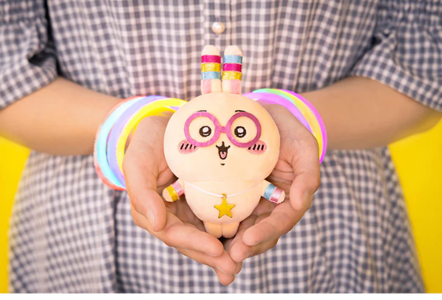 日本限定 吉伊卡哇 chiikawa 可愛 螢光兔掛飾