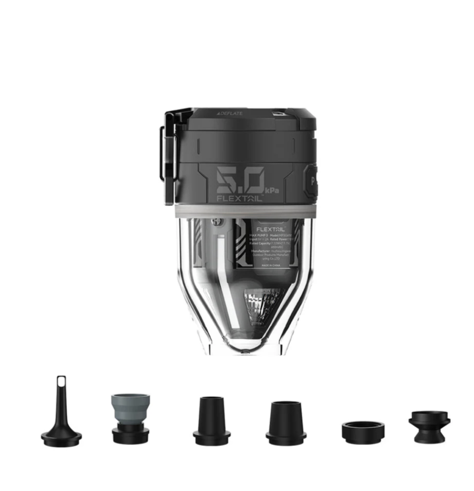 Flextail Gear Max Pump 3 二合一手提充氣抽氣兩用電氣泵連營燈