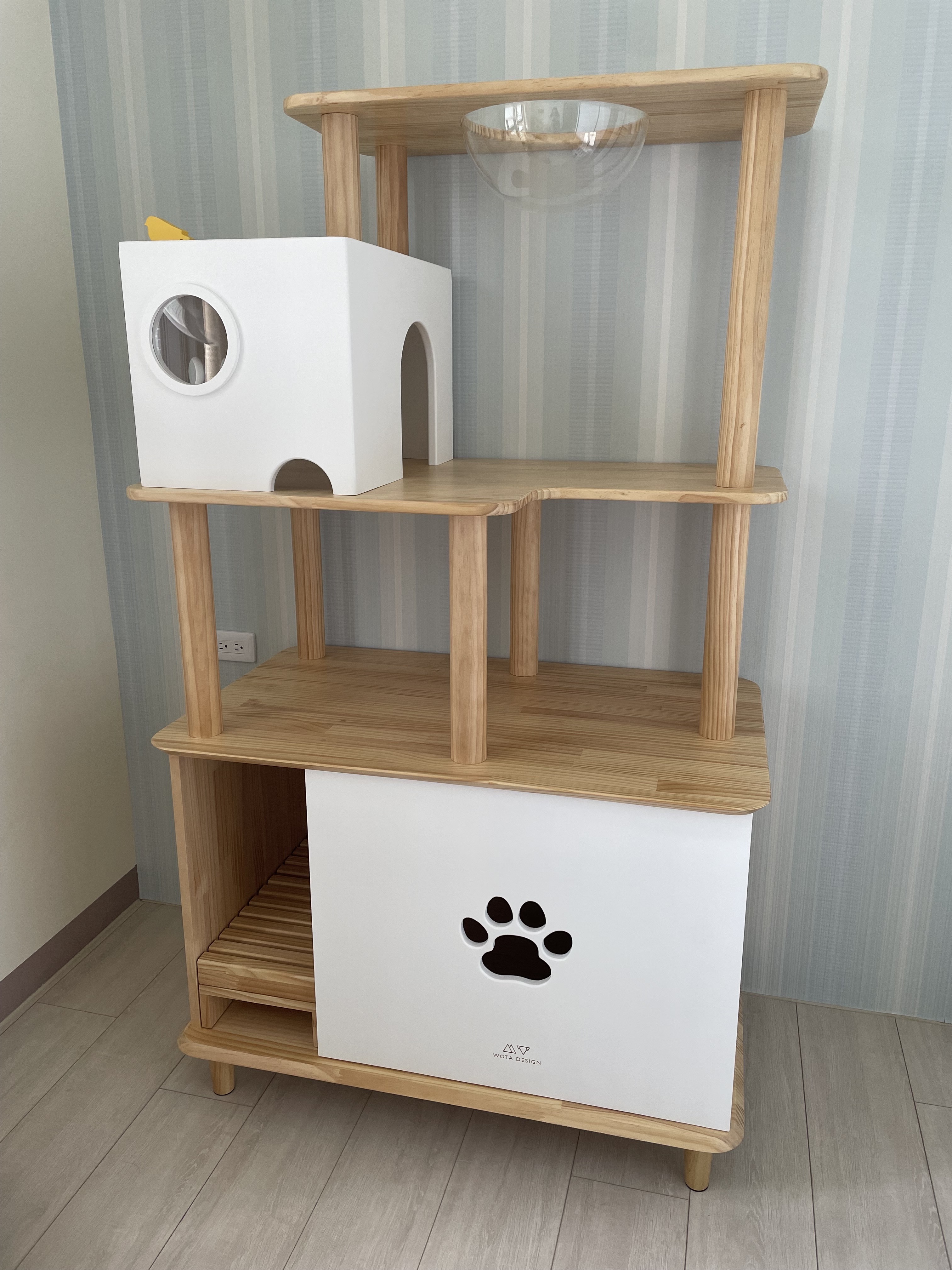 WOTA 握踏| 尋光貓跳台 (實木貓跳台 手工貓跳台)