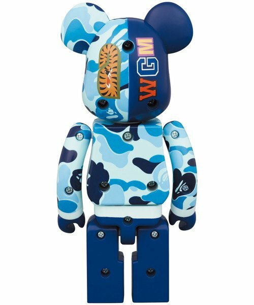 BAPE X MEDICOM TOY ABC CAMO SHARK BE@RBRICK CHOGOKIN 超合金 鯊魚 公仔