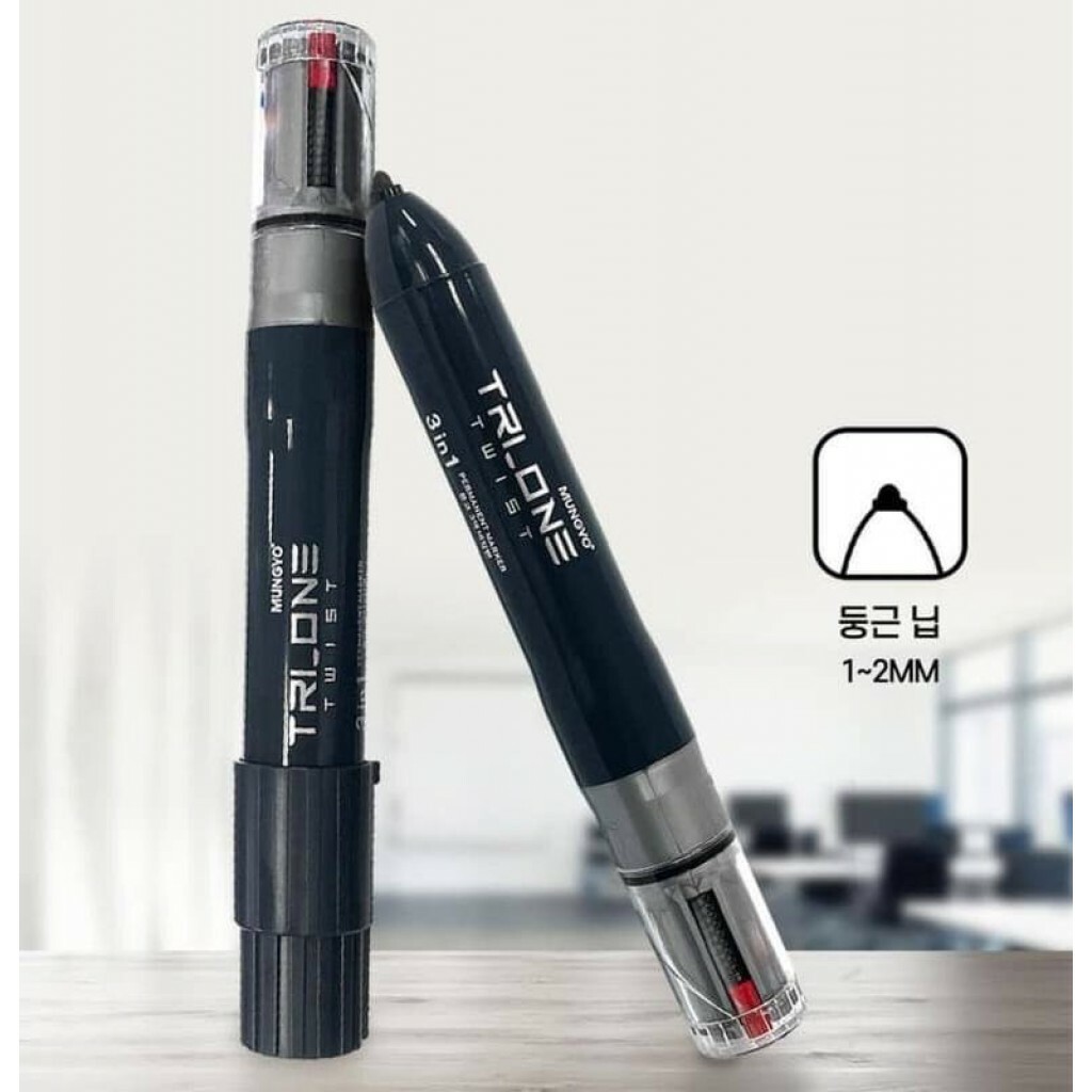 韓國 MUNGYO 3色 旋轉 簽字筆