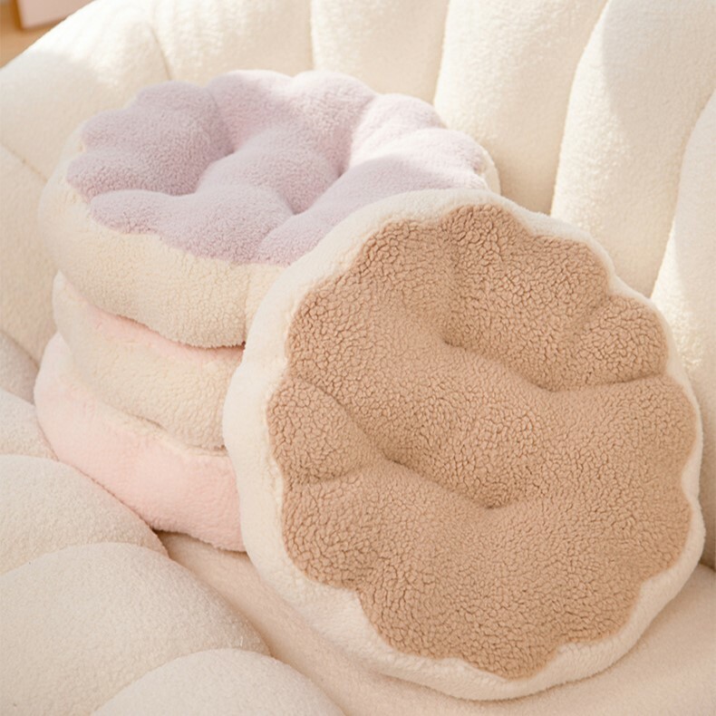 《5423》馬卡龍色系軟絨坐墊