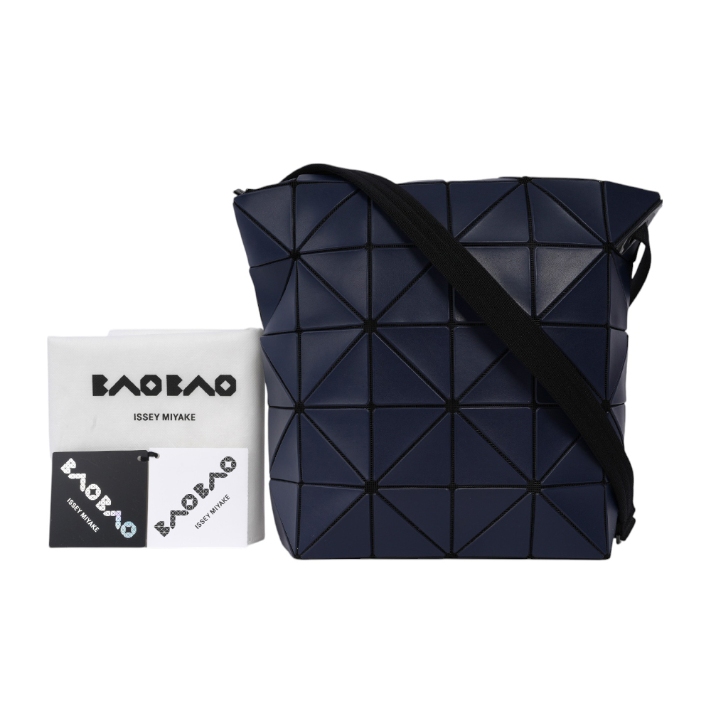 【ISSEY MIYAKE三宅一生】Blocky 霧面可調背帶多用肩背包(深藍色)BB18AG491 75