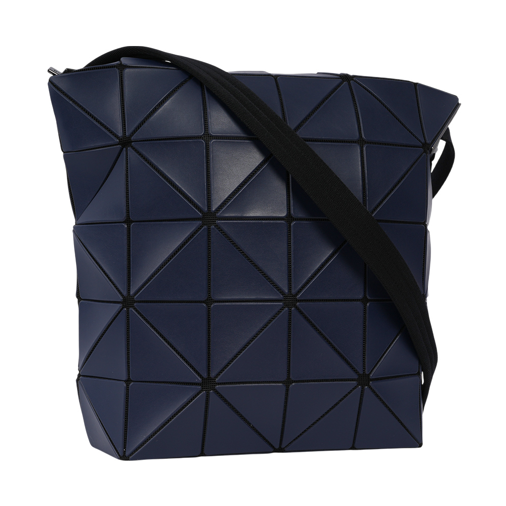 【ISSEY MIYAKE三宅一生】Blocky 霧面可調背帶多用肩背包(深藍色)BB18AG491 75