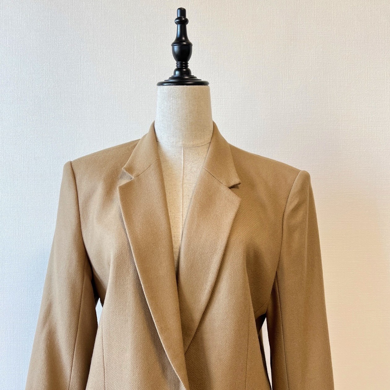 DAKS淺卡其色古著西裝外套