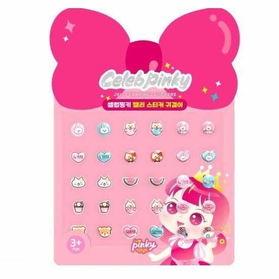 Pinky Cosmetic - PC-PINKY STICKER EARRINGS(15Pairs) (01-RABBIT)8809691560792