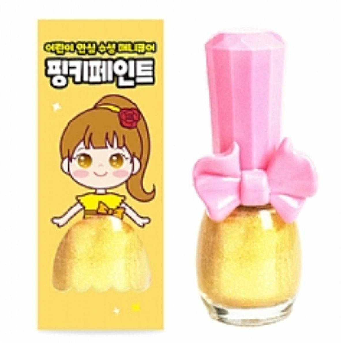 I'm Pinky Kids Nail Paint #A_O4_SHINY GOLD8809691560242