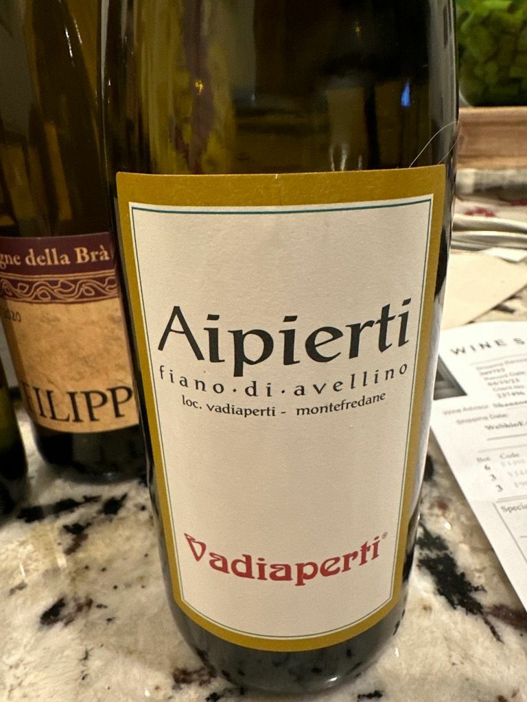 Vadiaperti Fiano di Avellino Aipierti 2019