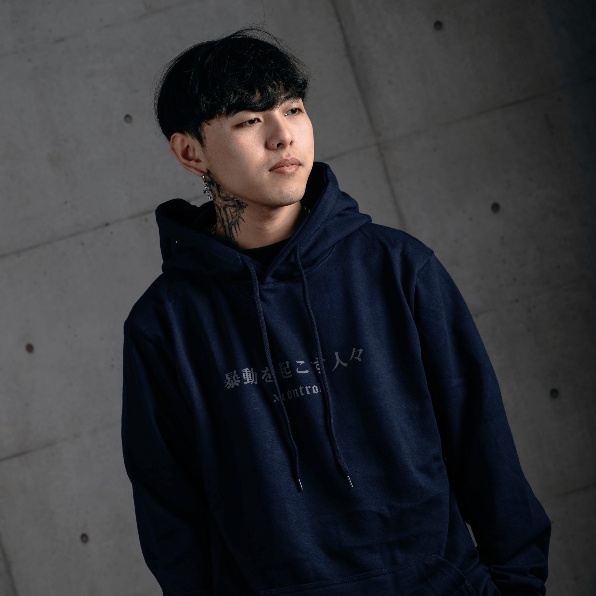 XCTRL 灣岸暴徒帽T-丈青