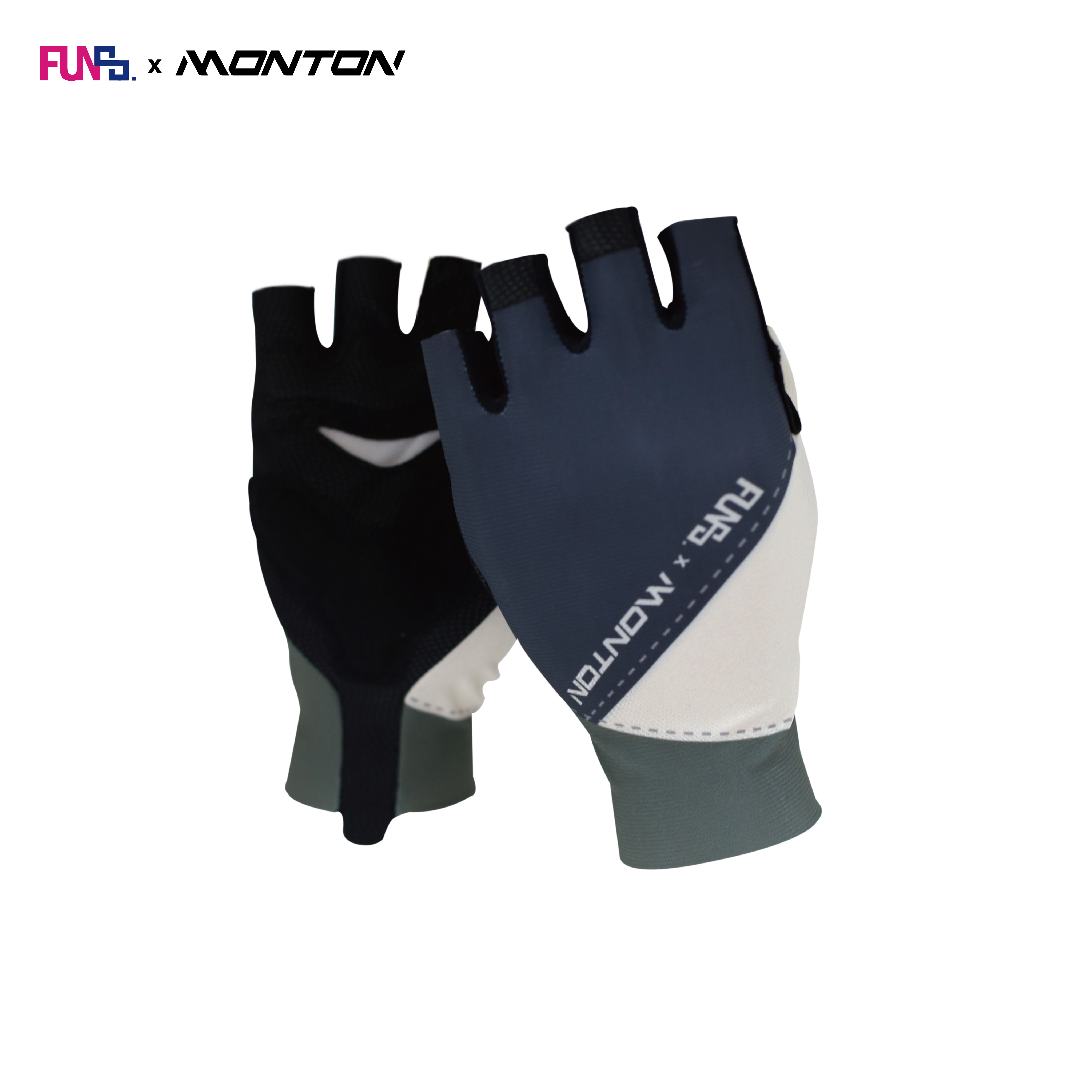 FUN8 軍綠色TT半指手套