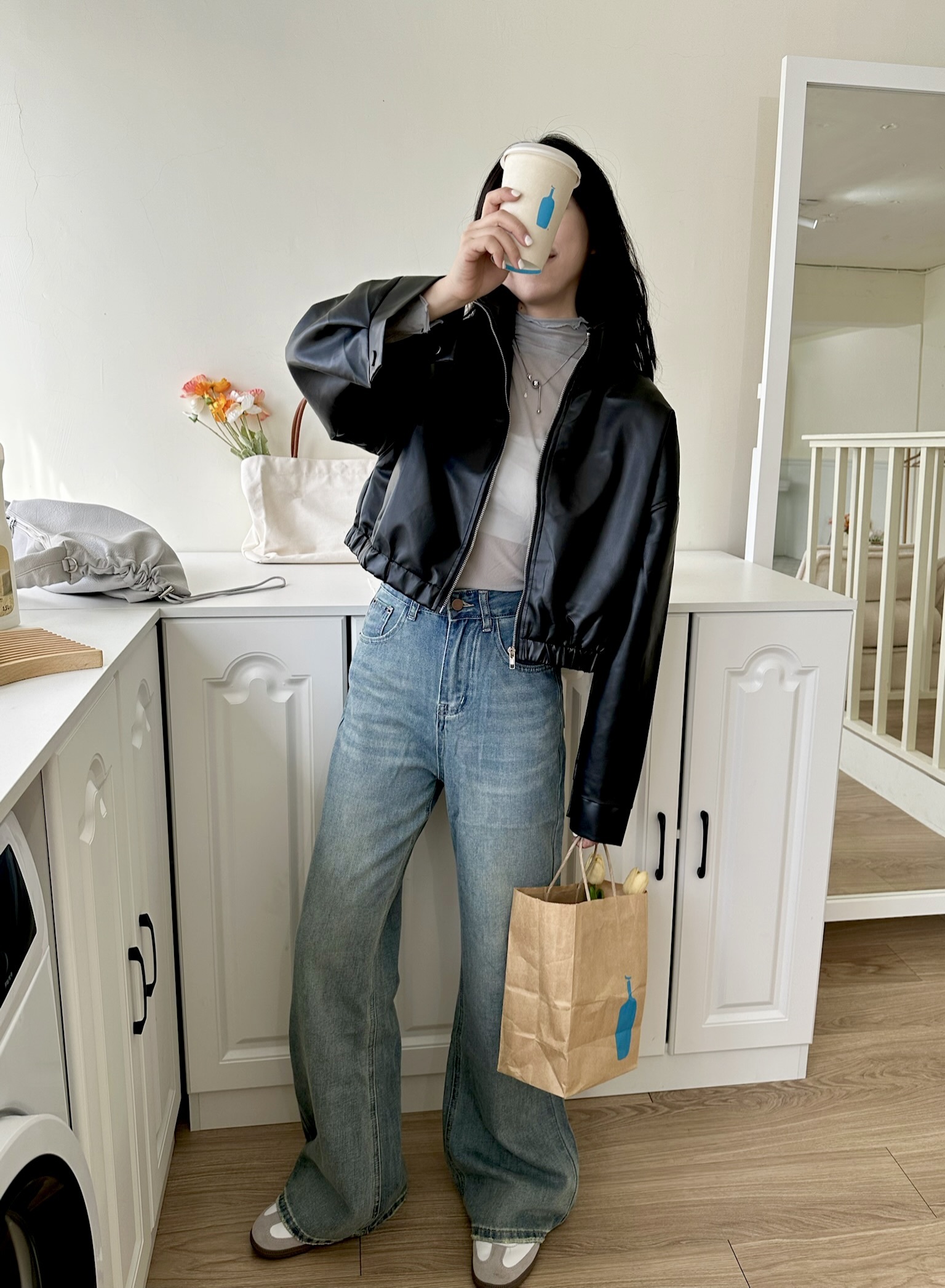 套質感亮面皮外