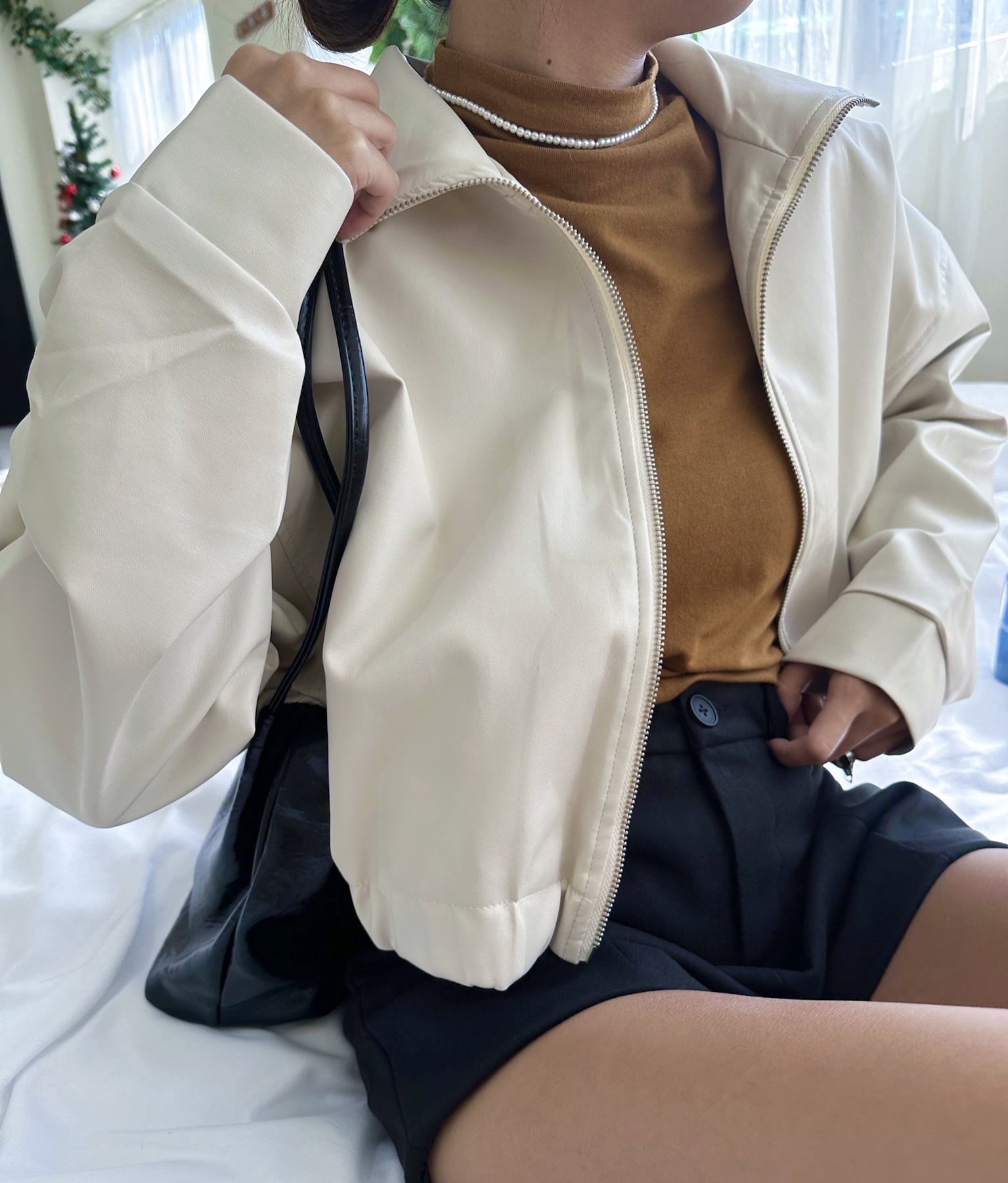 套質感亮面皮外