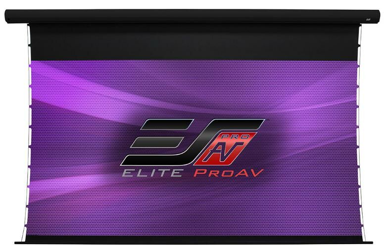 Elite 億立 電動超短焦黑柵抗光張力幕 (上黑邊80CM)