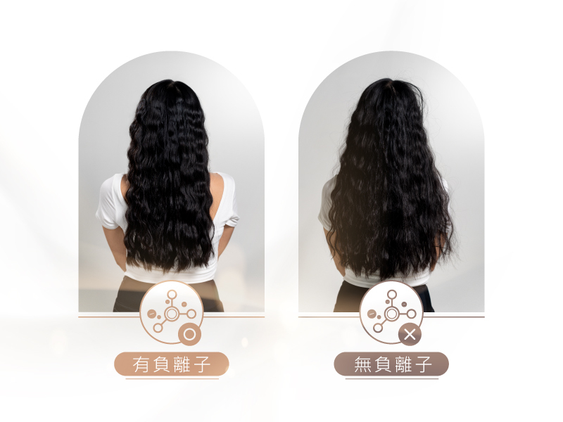 【MUNICHI】負離子水波紋蛋捲夾_有無負離子產品差異