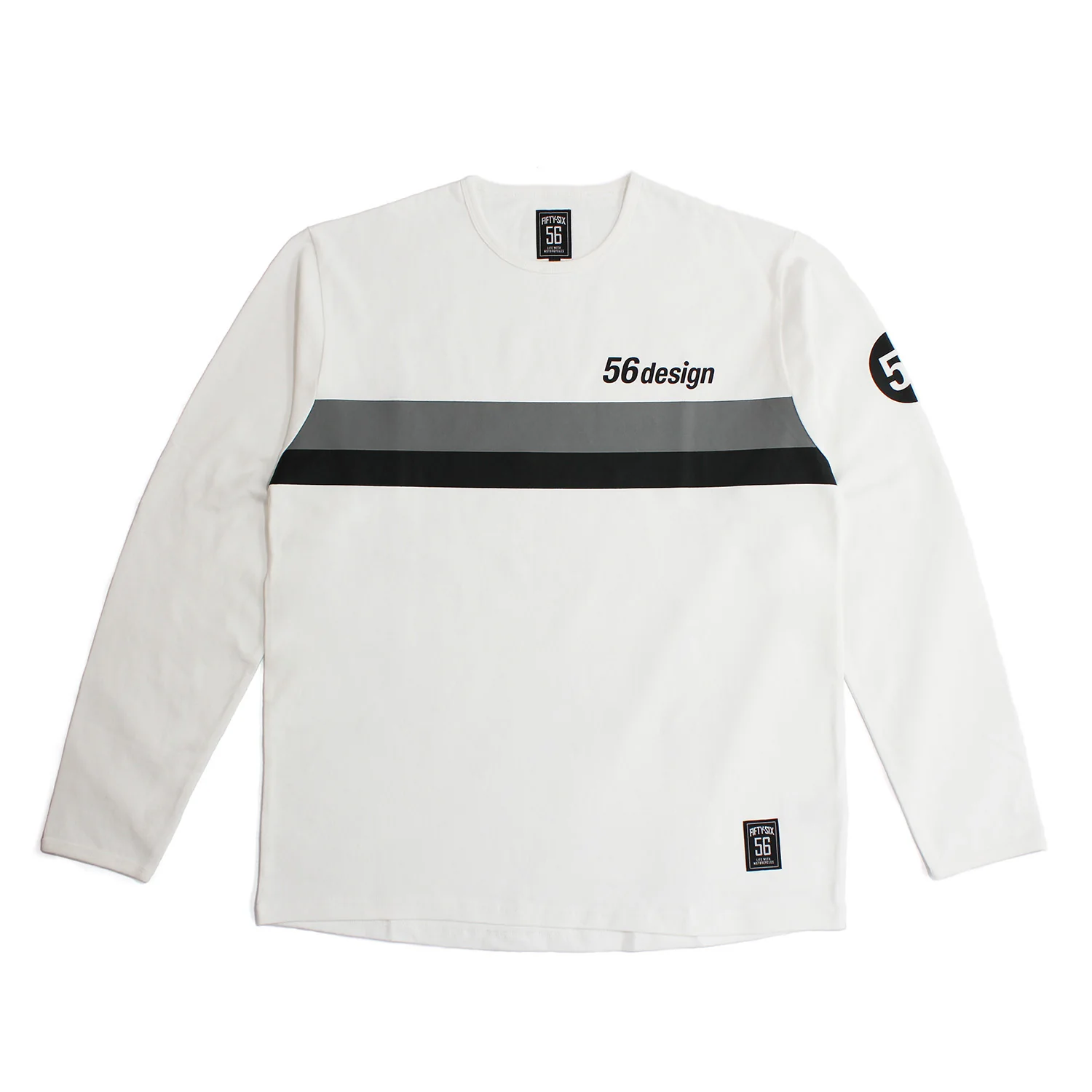 56DESIGN Retro Border長袖T SHIRT
