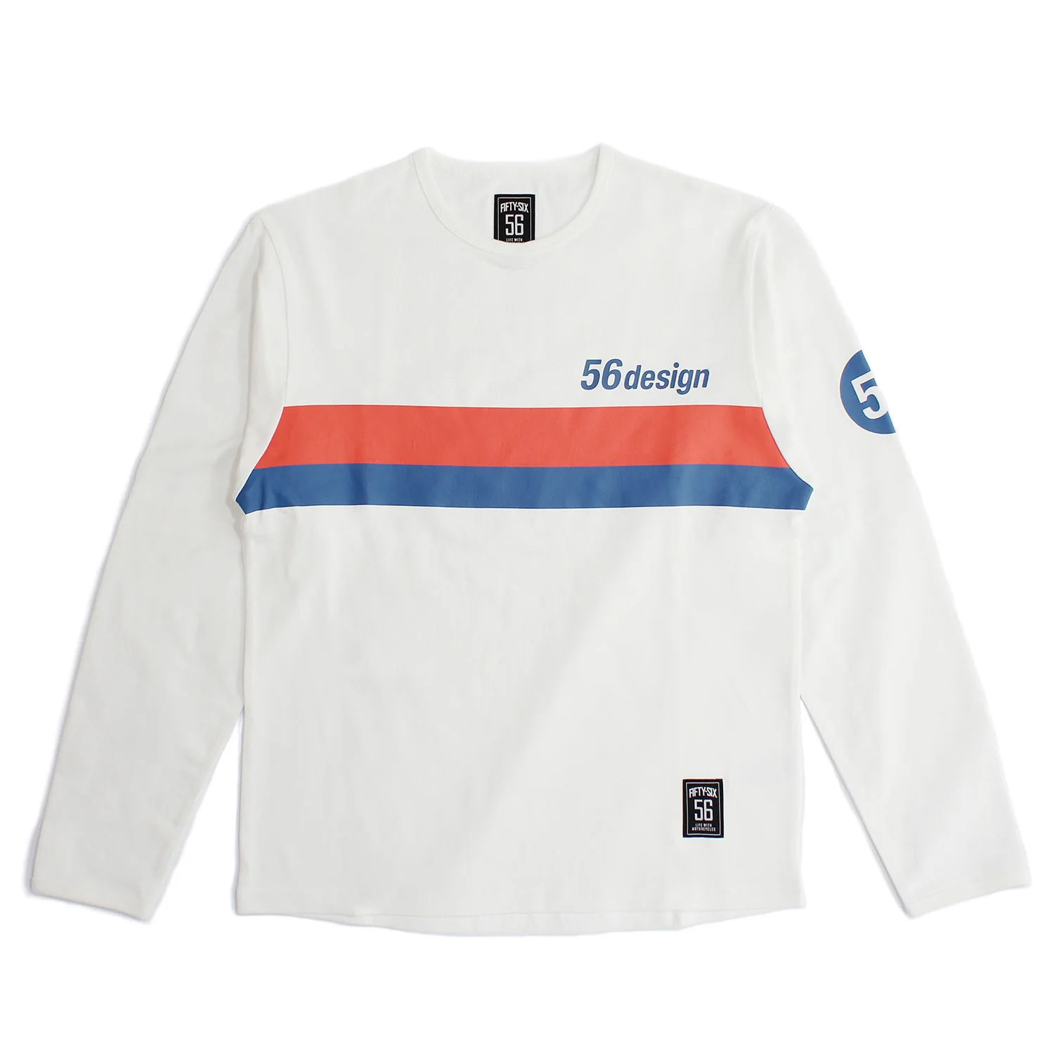 56DESIGN Retro Border長袖T SHIRT