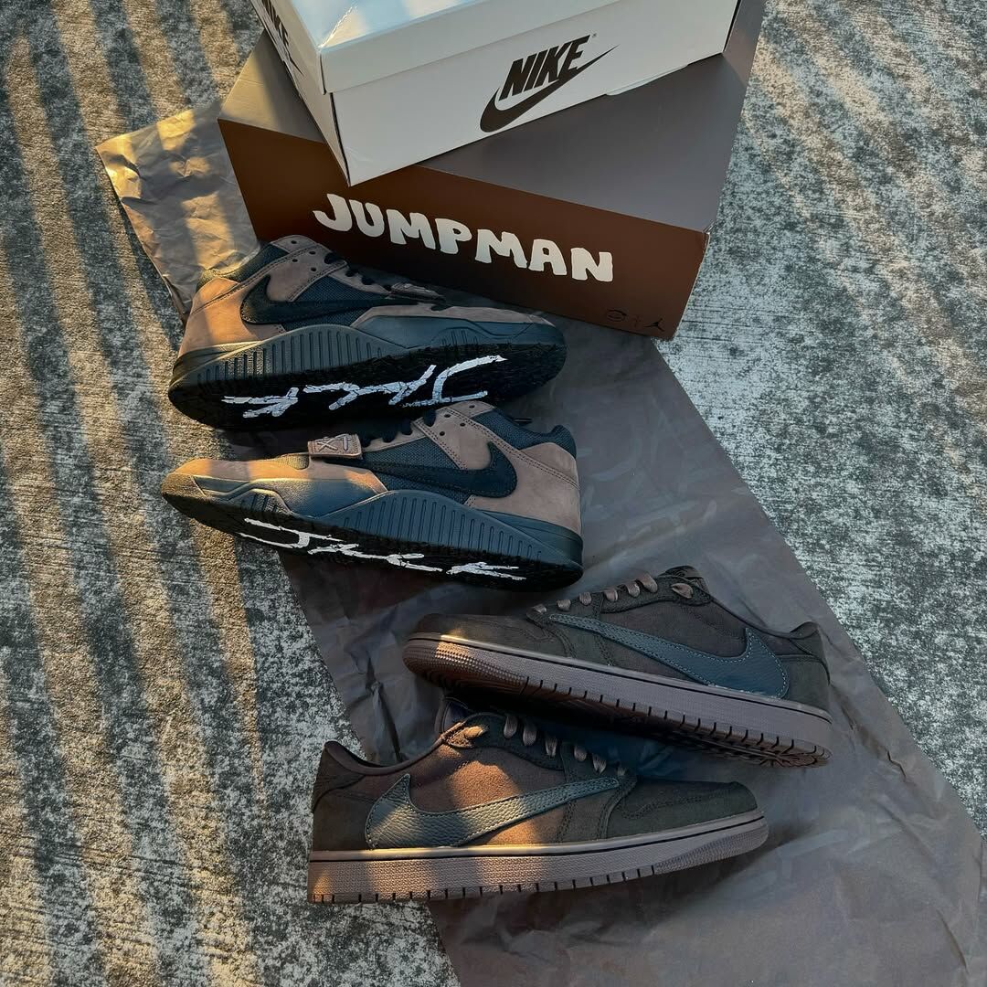 Travis Scott x Air Jordan 1 Low OG 黑摩卡 倒鉤 DM7866-202