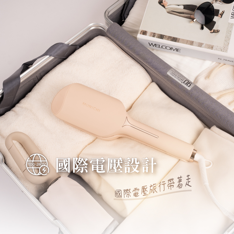 【MUNICHI】負離子水波紋蛋捲夾 MR.36MM(國際電壓)