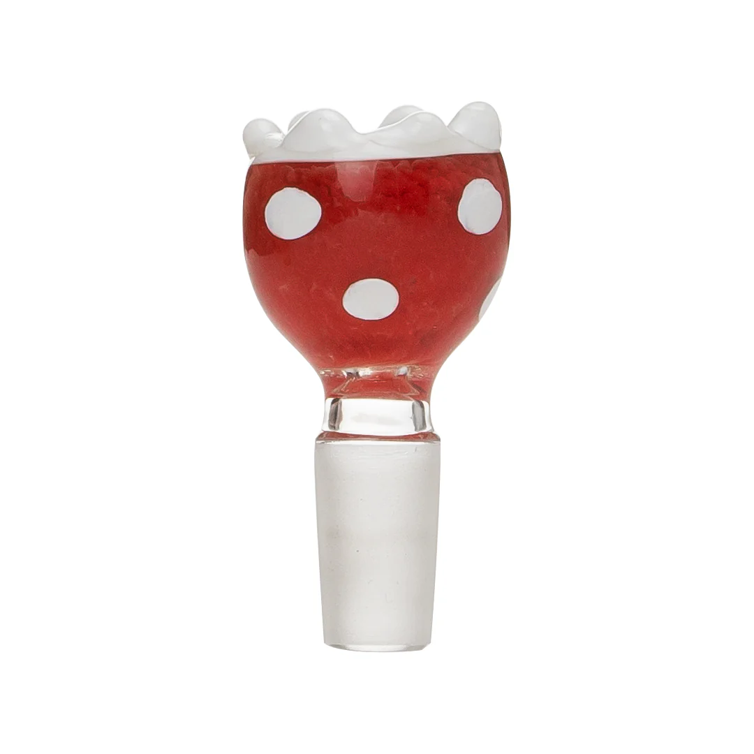 14MM FLOWER CHOMPER GLASS MALE BOWL BY HEMPER