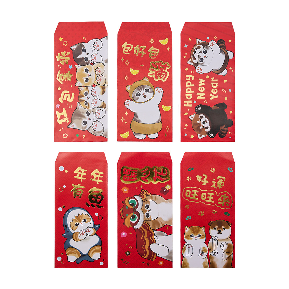 貓福珊迪紅包袋 [隨機4入一組]