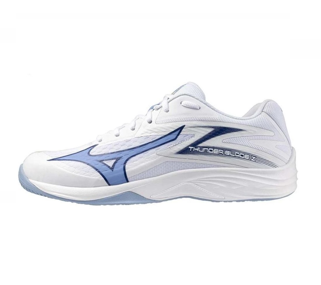 MIZUNO THUNDER BLADE Z 白深藍色 排球/手球鞋