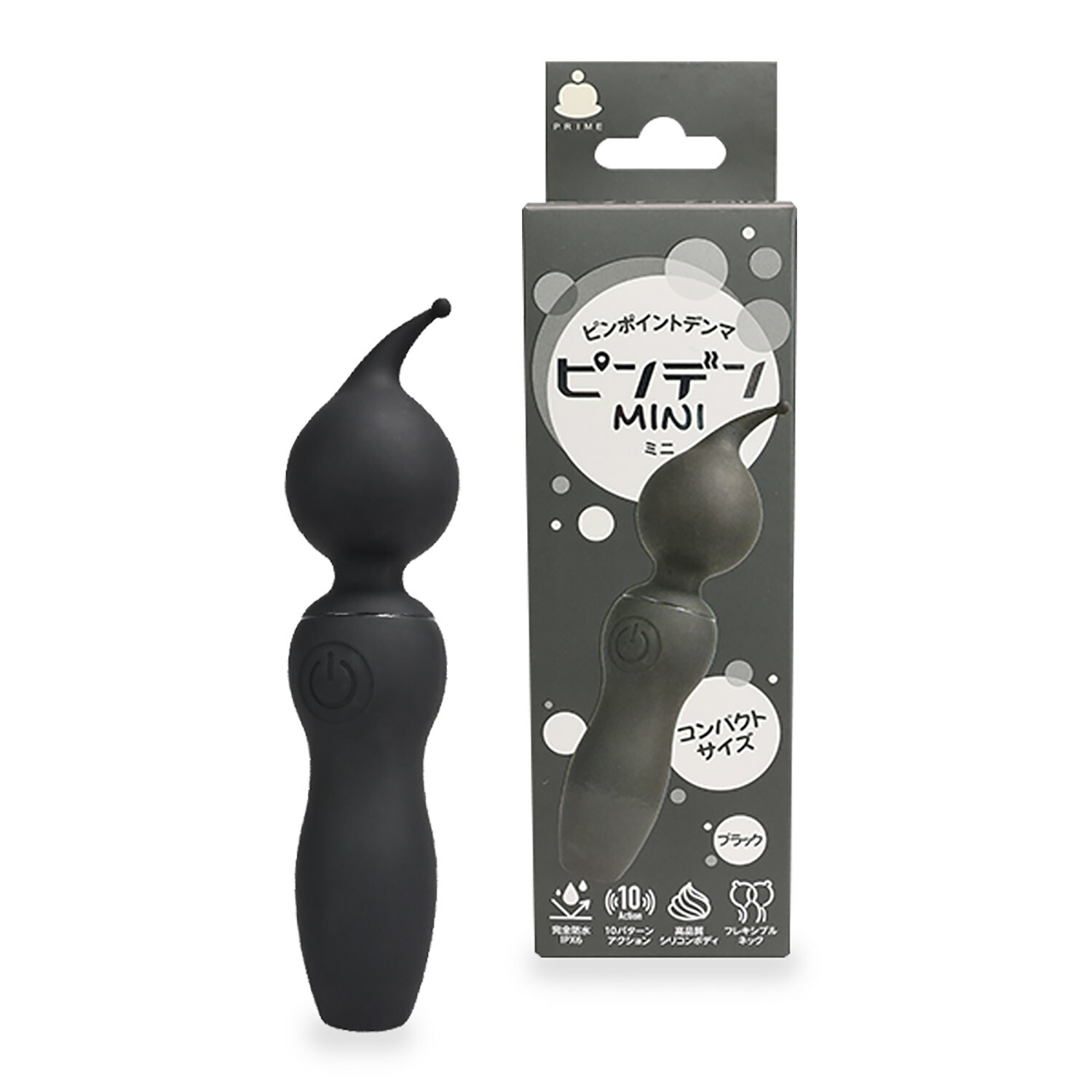 日本Prime ピンデン MINI AV按摩棒 (黑色)
