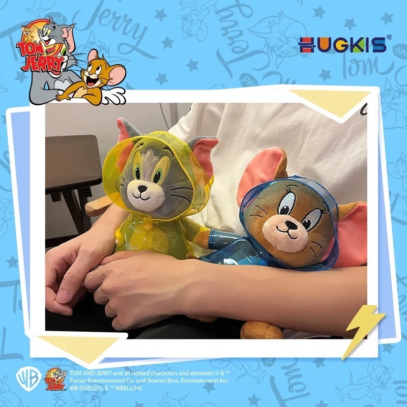 iSNEAKERS | TOM&JERRY 湯姆貓與傑利鼠 正版授權 雨衣裝 吊飾