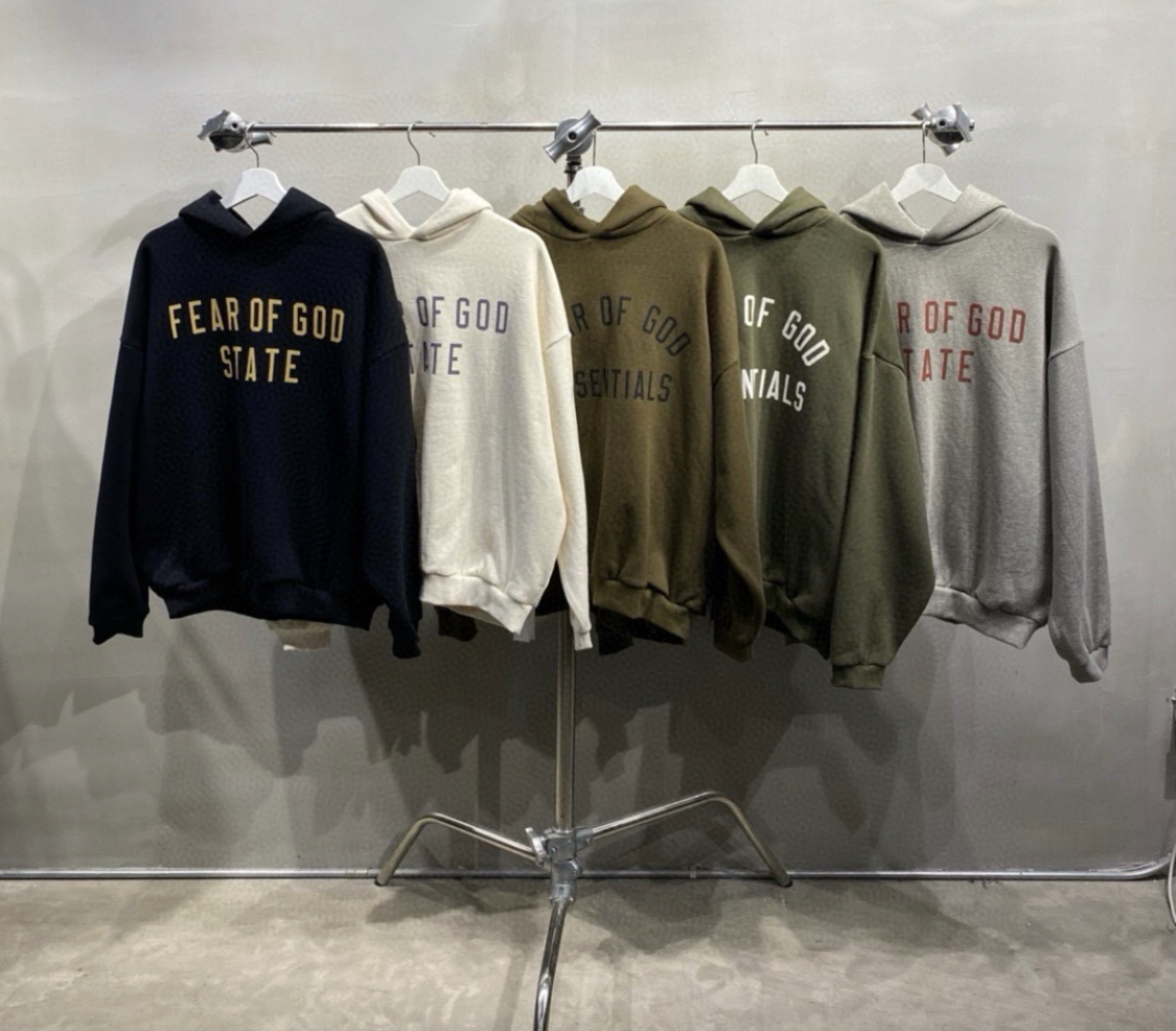 【APAIR】預購 Fear of God Essentials fall24 BACK TO SCHOOL Fleece hoodile logo 帽T 五色 回到校園 曜石黑 青綠 橄欖綠 燕麥灰 象牙白