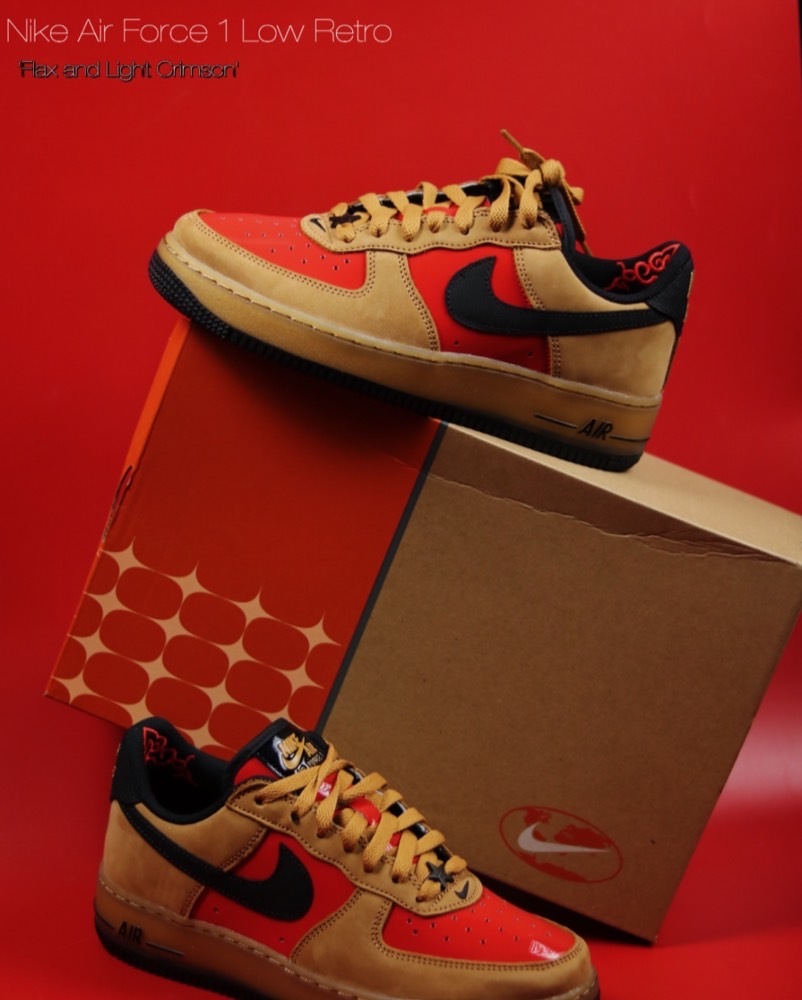 <上海限量發售> Nike Air Force 1 Low AF1 World Tour "Shanghai" 咖 紅 FZ3081200