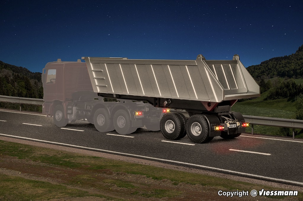 Viessmann 8211 HO規 MEILLER MHKS 40/2 自走系統 自卸拖車.無車頭