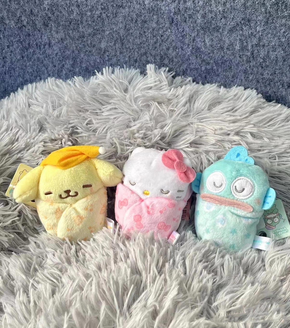 現貨 日本代購 sanrio 三麗鷗 襁褓嬰兒 絨毛玩偶吊飾