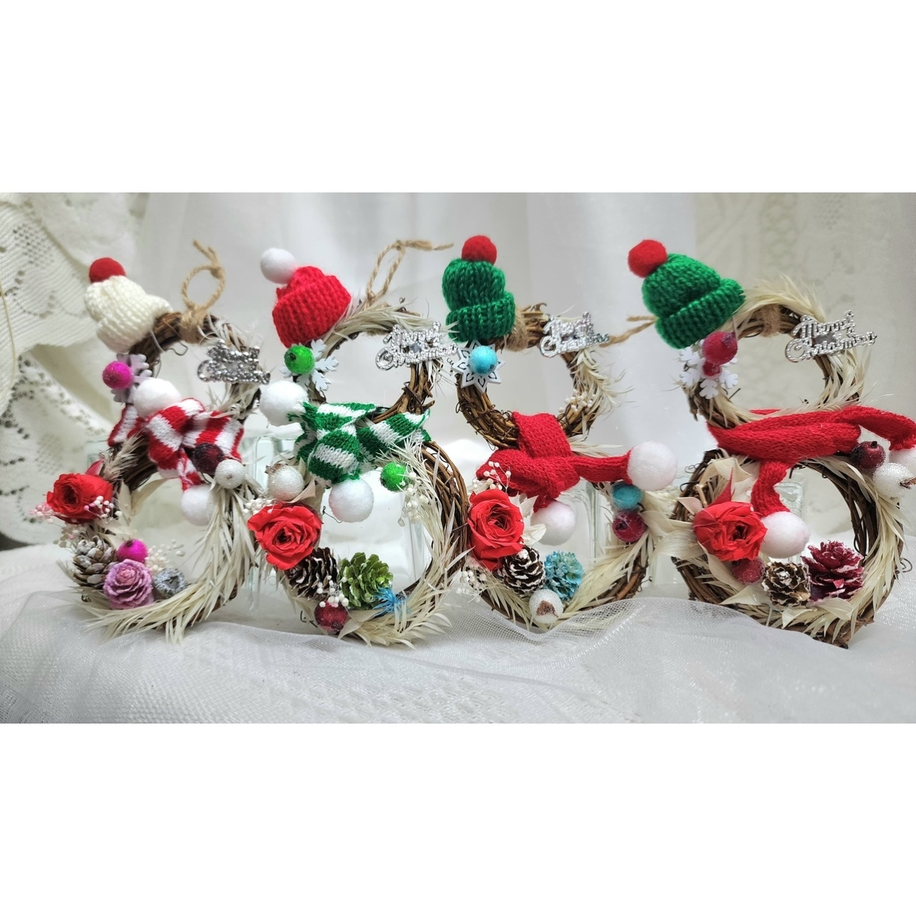 聖誕雪人花環 (XB08)