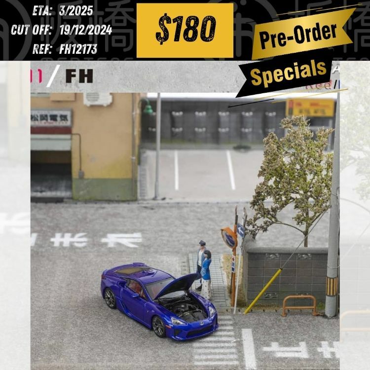 PO-$180 * FH * 1:64 LEXUS LFA BLUE [OD17/12]